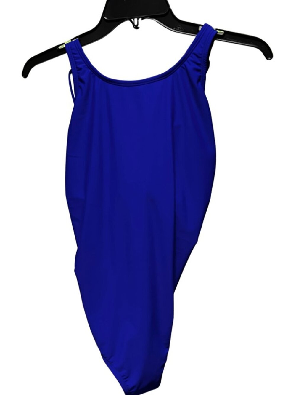 Kona Sol NWT Electric Blue Swimsuit High-Neck High-Leg Cut Strappy Back Size Lar